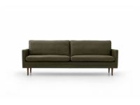 Billede af Mogens Hansen MH2615 2 pers. sofa L: 146 cm - Frej 14 Læder/Valnød