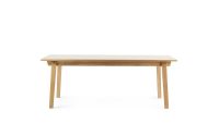 Billede af Normann Copenhagen Slice bord 90x200 cm - Eg/Linoleum