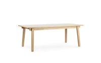 Billede af Normann Copenhagen Slice bord 90x200 cm - Eg/Linoleum