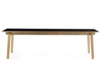 Billede af Normann Copenhagen Slice bord 90x250 cm - Eg/Linoleum