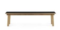 Billede af Normann Copenhagen Slice Bænk 38x160 cm - Eg/Linoleum