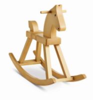 Billede af Kay Bojesen Babies Gyngehest - Lakeret Bøg 