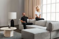 Billede af GUBI Space Candlestick Lysestage H: 20 cm - Antik Brass