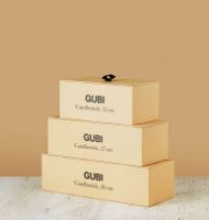 Billede af GUBI Space Candlestick Lysestage H: 20 cm - Antik Brass