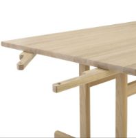 Billede af Snedkergaarden Shakerbord nr 20 200x100 cm inkl. Magasin - Sæbebehandlet Eg