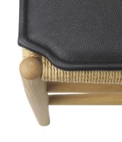 Billede af FDB Møbler R5 Nøje Hynde til J80/J81 40x50 cm - Sort Læder 