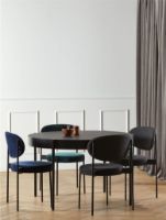 Billede af Verpan Series 430 Chair SH: 47 cm - Harald 192 Black/Black