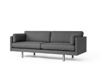 Billede af Erik Jørgensen EJ220 2062 2 Pers. Sofa 100 L: 212 cm - Foss 172/Krom