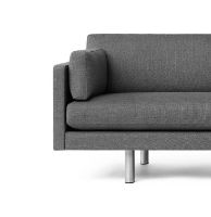 Billede af Erik Jørgensen EJ220 2062 2 Pers. Sofa 100 L: 212 cm - Foss 172/Krom