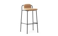Billede af Normann Copenhagen Studio Barstool 75cm Polstret - Sort/Lambeth
