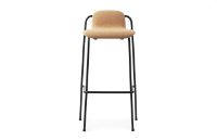 Billede af Normann Copenhagen Studio Barstool 75cm Polstret - Sort/Lambeth