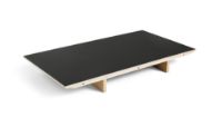 Billede af HAY CPH 30 Extendable Leaf 50x80 cm - Oak Lacquered Plywood/Black Linoleum