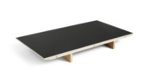 Billede af HAY CPH 30 Extendable Leaf 50x80 cm - Oak Lacquered Plywood/Black Linoleum