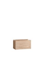 Billede af Moebe Storage Box 60x31 cm - Oak / White Steel 