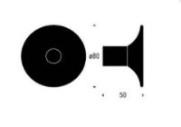 Billede af FROST LIVING LULU Knage Ø: 8cm - Sort/Poleret