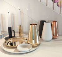 Billede af FROST LIVING Rondo Vase 90 Ø: 9,2cm - Poleret Kobber