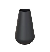 Billede af FROST LIVING Rondo Vase 90 Ø: 9,2cm - Mat Sort