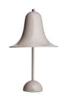 Billede af Verpan Pantop Ø23 Bordlampe H: 38cm - Grey Sand/Glossy Feather Gray