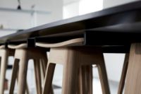 Billede af Andersen Furniture HC1 barstol SH: 67 cm - Eg Finér/Hvidpigmenteret Eg