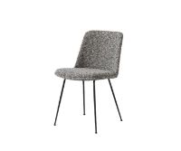 Billede af &Tradition HW9 Rely Chair SH: 48 cm - Steelcut Trio 383/Black Base