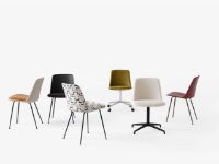 Billede af &Tradition HW9 Rely Chair SH: 48 cm - Steelcut Trio 383/Black Base