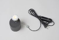 Billede af FLOS Chiara T Bordlampe H: 41 cm - Aluminium/Antracite Edge