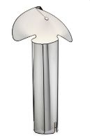 Billede af FLOS Chiara F Gulvlampe H: 145cm - Stainless Steel/Black Edge