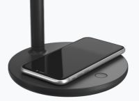 Billede af FLOS Oblique QI Bordlampe H: 35cm - Gloss Grey