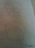 Billede af Audo Copenhagen Ingeborg Loungestol SH: 40 cm - Sheepskin Moonlight/Eg