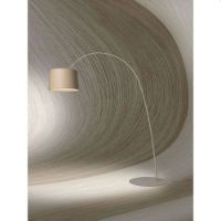 Billede af Foscarini Twiggy Wood Gulvlampe MyLight H: 212-288cm - Greige