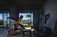 Billede af Foscarini Twiggy Wood Gulvlampe H: 212-288cm - Sort