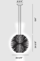 Billede af Foscarini Sun-Light of Love Pendel LED MyLight Ø: 65cm - Guld