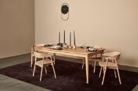 Billede af Andersen Furniture T10 Spisebord Med 2 Tillægsplader 200 x
 95 cm - Eg / Hvid Pigmenteret 