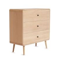 Billede af VIA Copenhagen The Box Three Drawer H: 83 cm - Oiled Oak
