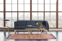 Billede af Fredericia Furniture Erik Jørgensen EJ 315-3 3 Pers. Sofa L: 210 cm - Mood 2101 Koksgrå/Sæbebehandlet Eg