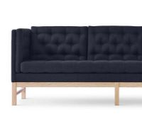 Billede af Fredericia Furniture Erik Jørgensen EJ 315-2 2 Pers. Sofa L: 153 cm - Mood 2103 Blå/Sæbebehandlet Eg