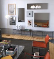 Billede af FROST UNU Spejl 4136 50x100cm - Mat Sort