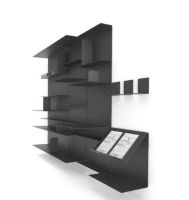 Billede af FROST UNU Sko-/magasinhylde 1000 L: 100cm - Mat Sort