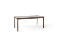 Billede af &Tradition Patch HW1 Extendable Table 180x90 cm - Smoked Oiled Oak w. Griogo Londra 0718 Fenix Nano Laminate & Brass