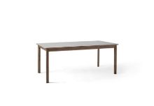 Billede af &Tradition Patch HW1 Extendable Table 180x90 cm - Smoked Oiled Oak w. Griogo Londra 0718 Fenix Nano Laminate & Brass