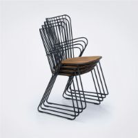 Billede af HOUE Paon Dining Chair SH: 46 cm - Black 