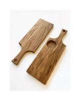 Billede af By Brorson Flip Tapasbræt M/Håndtag 43x15 cm - Olieret Eg OUTLET