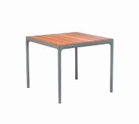Billede af HOUE Four Dining Table 90x90 cm - Alu / Grey 
