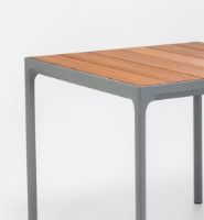 Billede af HOUE Four Dining Table 90x90 cm - Alu / Grey 