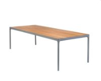 Billede af HOUE Four Dining Table 90x210 cm - Alu / Grey 