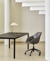 Billede af HAY AAC153 Soft SH: 42 cm - Black Powder Coated Aluminium/Sense Cognac