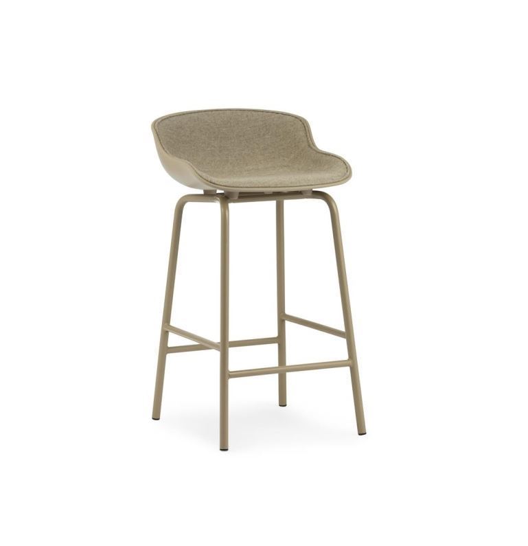 Billede af Normann Copenhagen Hyg Barstol Frontpolstret SH: 65 cm - Chain/Stål