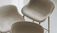 Billede af Normann Copenhagen Hyg Barstol Frontpolstret SH: 65 cm - Chain/Stål