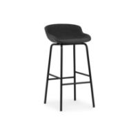 Billede af Normann Copenhagen Hyg Barstol Polstret SH: 75 cm - Sort