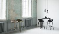 Billede af Normann Copenhagen Hyg Barstol Polstret SH: 75 cm - Sort